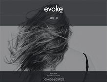 Tablet Screenshot of evokesalon.com